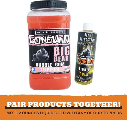 Liquid Gold, Concentrated Butterscotch Caramel Bear Attractant, 8oz Bottle, G7318 in Saudi Arabia