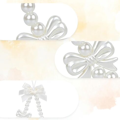 4PCS Phone Charms Strap with Bow for Bag Key Camera Decor in Saudi Arabia