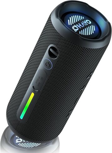 OHAYO Portable Bluetooth Speaker, IPX7 Waterproof, 24W Stereo, LED Lights in Saudi Arabia