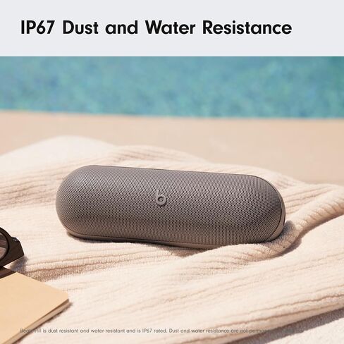 Beats Pill x Kim Kardashian - Wireless Bluetooth Speaker and Portable Charger via USB-C - Up to 24 Hours Battery Life, IP67 Water Resistant, Apple & Android Compatible, Built-in Mic – Dark Gray in Saudi Arabia