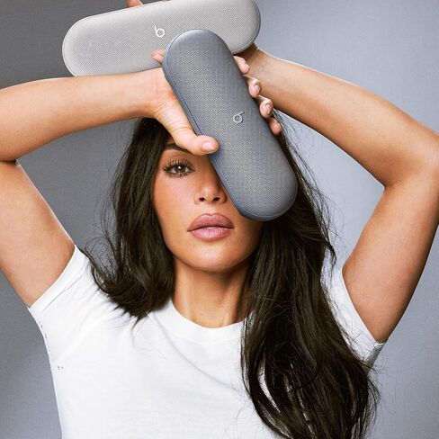 Beats Pill x Kim Kardashian - Wireless Bluetooth Speaker and Portable Charger via USB-C - Up to 24 Hours Battery Life, IP67 Water Resistant, Apple & Android Compatible, Built-in Mic – Dark Gray in Saudi Arabia