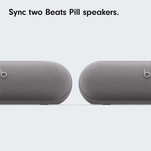 Beats Pill x Kim Kardashian - Wireless Bluetooth Speaker and Portable Charger via USB-C - Up to 24 Hours Battery Life, IP67 Water Resistant, Apple & Android Compatible, Built-in Mic – Dark Gray in Saudi Arabia
