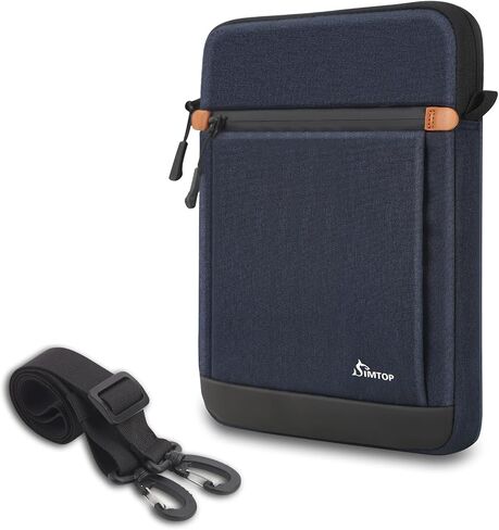 SIMTOP 11 Inch Tablet Sleeve, Compatible with iPad Pro 11-inch (M4), iPad Air 11-inch (M3), iPad 11-inch (A16) — YKK Zippers, Detachable Strap, Water-Resistant in Saudi Arabia