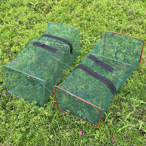 Fishing net Trap Foldable Crawfish Bait Trap nets 3 Pack in Saudi Arabia