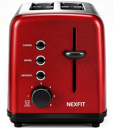 Toaster 2 Slice, Stainless Steel, 6 Shade Settings, 1.5" Extra Wide Slots in Saudi Arabia