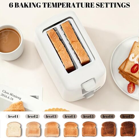 2-Slice Toaster, Extra Wide Slots for Bagels & Thick Bread, 6 Browning Settings, Removable Crumb Tray, Cancel Button in Saudi Arabia