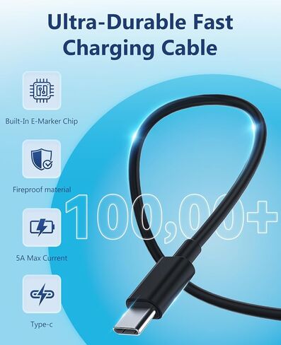 شاحن من النوع C شحن سريع لأجهزة سامسونج، 4 عبوات شاحن وكابل USB C بقدرة 25 وات in Saudi Arabia
