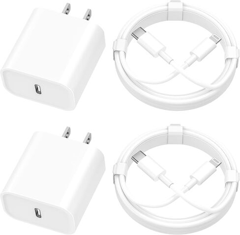 Apple MFi Certified iPhone 17 Charger 20W USB C Charger + 6FT Type C Cable in Saudi Arabia