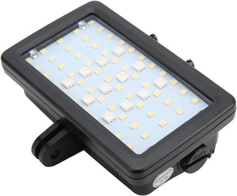 RGB Diving Light 5000LUX Underwater LED Video Fill Light 8 Modes IPX8 40m for Hero 9 Action Camera in Saudi Arabia