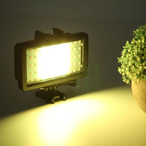 RGB Diving Light 5000LUX Underwater LED Video Fill Light 8 Modes IPX8 40m for Hero 9 Action Camera in Saudi Arabia