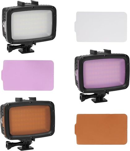 40M LED Video Light 5500K Fill Lamp for DSLR Camera Underwater Photography with Soft Filters in Saudi Arabia