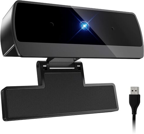Diccik 1080P Webcam with Microphone, Full HD Video Calling Web Camera, HD Light Correction Streaming Webcam for Zoom/Skype/Teams, Plug and Play PC Camera Web cam for Windows & Mac in Saudi Arabia