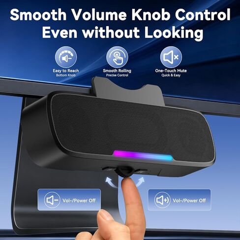OHAYO Computer Speakers for Desktop PC Monitor, USB Plug-in, G-Sensor in Saudi Arabia