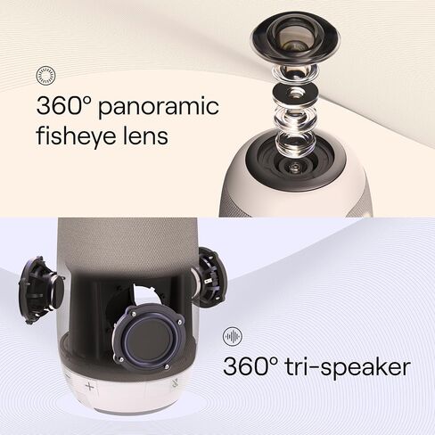 حزمة Meeting Owl 3 Premium: كاميرا مؤتمرات فيديو ذكية بدقة 360 درجة ودقة 1080 بكسل عالية الدقة وميكروفون ومكبر صوت (التركيز التلقائي على السماعة والتكبير الذكي ومساواة الضوضاء) in Saudi Arabia