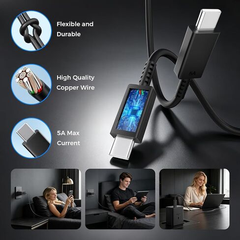 45W USB C Fast Charger 2-Pack,Type C Fast Charging Block with 6Ft Cable in Saudi Arabia