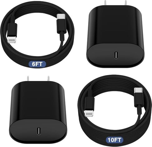 Essri Phone Charger Fast Charging 10 FT for iPhone 14 13 Charger 2-Pack in Saudi Arabia
