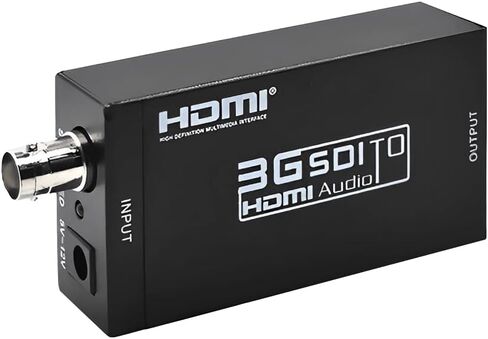 Groza HDMI to SDI Converter, HDMI to SD-SDI HD-SDI 3G-SDI Audio Video Adapter,Support 1080P 1080I for Camera Home Theater Monitora in Saudi Arabia