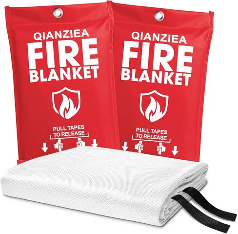 Fire Blanket, Fire Blankets Emergency for Home and Kitchen,4 Pack,40" X 40" in Saudi Arabia