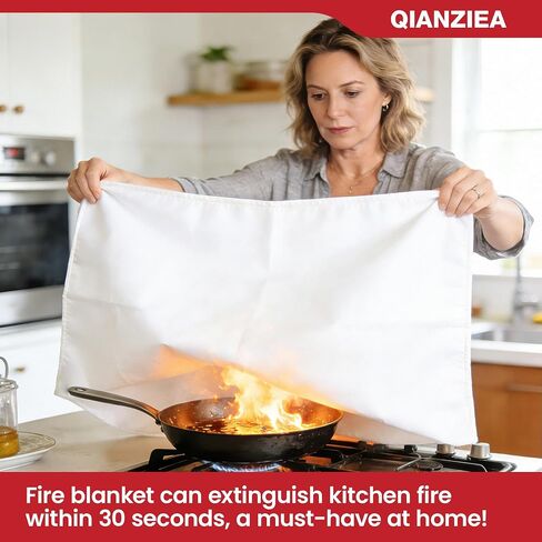Fire Blanket, Fire Blankets Emergency for Home and Kitchen,4 Pack,40" X 40" in Saudi Arabia