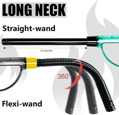 4 Pack Butane Candle Lighters Refillable Long Lighters for Candle Grill BBQ in Saudi Arabia