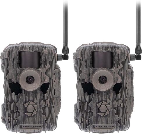 كاميرا Stealth Cam Fusion MAX الخلوية المكونة من قطعتين مع بطاقتي SD من Lexar سعة 32 جيجابايت | ثنائي الشريحة AT&T + Verizon | صورة بدقة 36 ميجابكسل، فيديو عالي الدقة 720 بكسل، سرعة تشغيل تبلغ 0.35 ثانية in Saudi Arabia