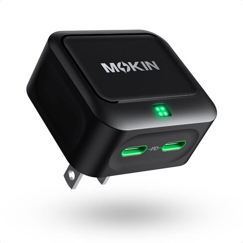 USB C Charger Block 45W, Dual Port Flat Wall Charger Fast Charging Block in Saudi Arabia