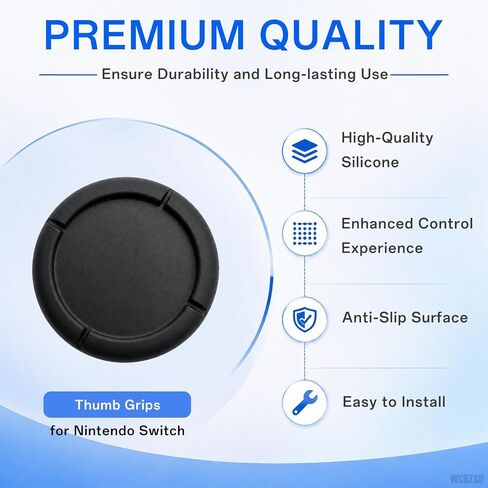 8 Pcs Joystick Caps Thumb Grip for Nintendo Switch & Switch Lite in Saudi Arabia