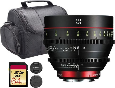 Canon CN-E 35mm T1.5 L F Cinema Prime Lens (9139B001) Bundle in Saudi Arabia