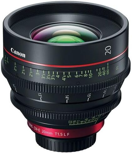 مجموعة عدسات Canon CN-E 20 مم T1.5 L F Cinema Prime ومحول التركيب in Saudi Arabia