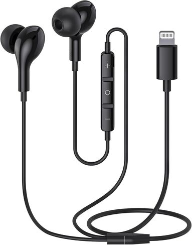 Guguearth for iPhone Headphones Earphones Wired with Lightning Connector in Saudi Arabia