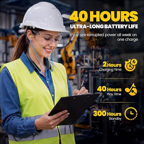 Next-Gen Bluetooth 6.0 Earplug Headphones for Work, 30dB Hearing Protection in Saudi Arabia
