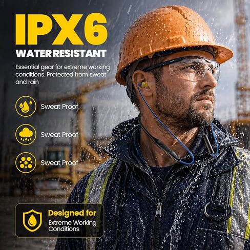 Next-Gen Bluetooth 6.0 Earplug Headphones for Work, 30dB Hearing Protection in Saudi Arabia