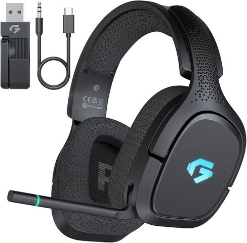 AOC 2.4GHz Wireless Gaming Headsets for PS5, PC, Switch, 30H Battery in Saudi Arabia