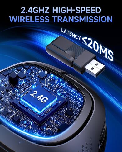 AOC 2.4GHz Wireless Gaming Headsets for PS5, PC, Switch, 30H Battery in Saudi Arabia