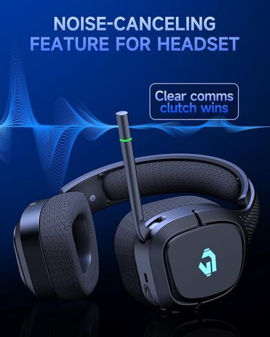 AOC 2.4GHz Wireless Gaming Headsets for PS5, PC, Switch, 30H Battery in Saudi Arabia