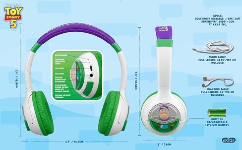 eKids Toy Story 5 Buzz Lightyear سماعات بلوتوث لاسلكية للأطفال in Saudi Arabia