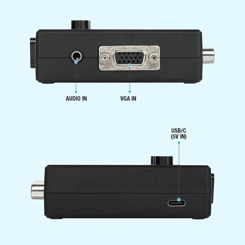 BITFUNX RGBS/VGA/SCART to Component Adapter, Plug&Play for Retro Game Host in Saudi Arabia
