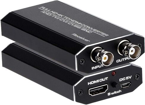 TVI/CVI/AHD to HDMI Converter, Full HD 4K 720P/ 1080P/ 3MP/ 4MP/ 5MP/ 8MP BNC to HDMI Video Adapter for Monitor HDTV DVRs in Saudi Arabia