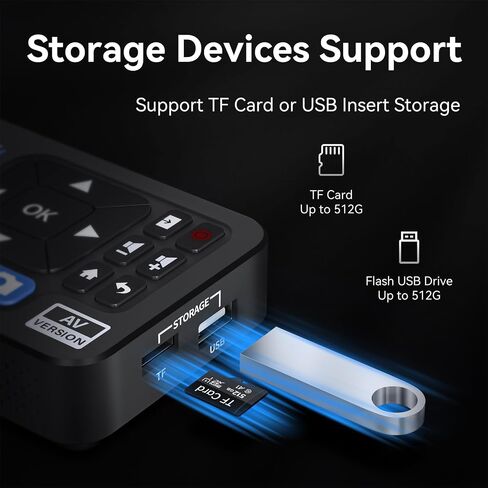 VHS to Digital Converter with Remote,Compatible with VHS, VCR, DVR, DVD, Cassette, Hi8, Mini DV, Camcorder, Gaming Consoles(VCR, VHS/DVD Player, Camcorder Required) in Saudi Arabia
