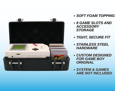 حافظة واقية متينة لجهاز Game Boy Original - تحمل 8 ألعاب in Saudi Arabia