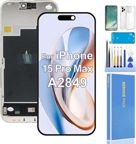 Soft OLED for iPhone 15 Pro Max Screen Replacement 6.7 inch 120hz in Saudi Arabia