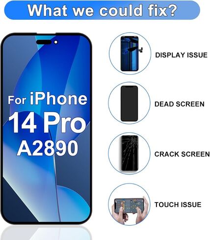 استبدال شاشة OLED ناعمة لهاتف iPhone 14 Pro مقاس 6.1 بوصة 120 هرتز in Saudi Arabia