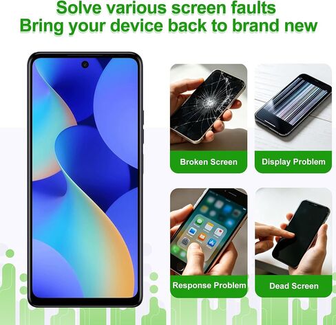 استبدال شاشة LCD جديدة متوافقة مع Tecno Spark 10 Pro KI7 6.8 بوصة مجموعة محول الأرقام لشاشة تعمل باللمس مع مجموعة أدوات الإصلاح in Saudi Arabia