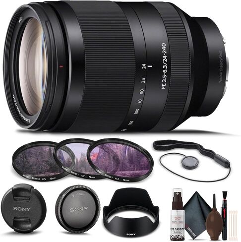 Sony FE 24-240mm f/3.5-6.3 OSS Lens & Full-Frame & Filter Kit Bundle in Saudi Arabia