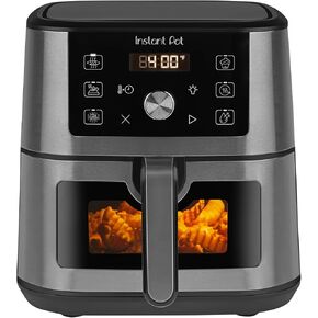 وعاء فوري 4QT VORTEX 6 في 1 مقلاة هوائية صغيرة، مقلاة هوائية، خبز، تحميص، شواء، تجفيف أو إعادة تسخين، ستانلس ستيل، 4 كوارت in Saudi Arabia