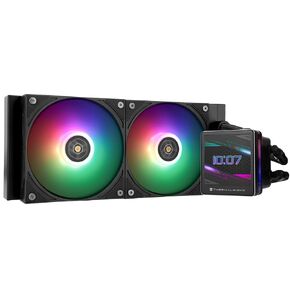 مبرد Thermalrlght Grand Vision 360 ARGB White CPU AIO Cooler، نظام تبريد المياه بمواصفات PC 360، شاشة IPS LCD بدقة 480x480 و3.4 بوصة، لـ AM4/AM5 وIntel LGA1700/1851 in Saudi Arabia