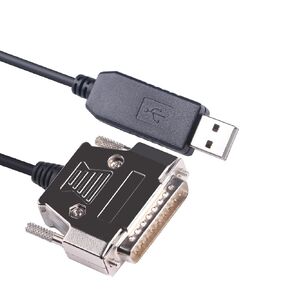 كابل تسلسلي USB إلى DB25 ذكر RS232 لطابعة Epson TM-T88VI TM-T88V، محول تسلسلي RS232 (6 أقدام) in Saudi Arabia