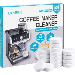 Coffee Machine Cleaner & Descaler Tablets – 24 Count Coffee Maker Cleaning Tablets for Espresso & Drip Machines, Compatible with Keurig, Nespresso, Breville & More in Saudi Arabia