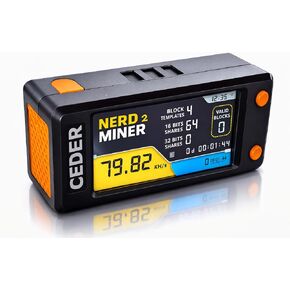CEDER - Nerdminer V2 Mining Bitcoin BTC Miner Lightweight BTC Nerd Miner Fully Assembled (Lottery Miner) (T-Dongle) in Saudi Arabia