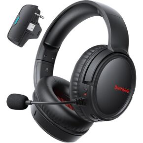 BINNUNE Wireless Gaming Headset for Xbox Series X|S & Xbox One, Low Latency Wireless + Bluetooth, Flip-to-Mute Noise Cancelling Mic, 50mm Drivers, 40H Battery, Over-Ear Headphones in Saudi Arabia